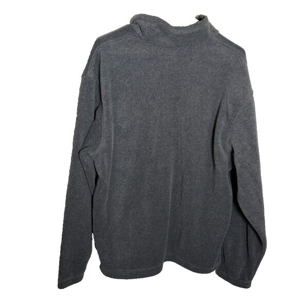 Columbia Jacket Men's Large Gray Full Zip Fleece Outdoor Athletic Sweatshirt - Picture 2 of 8